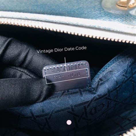 dior original check|dior handbag date codes.